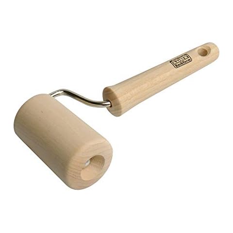 Original Kaiser Classic Teigroller klein 19 x 7,5 cm, Teigausroller, Buchenholz, Leichtlauf-Mechanismus Cover