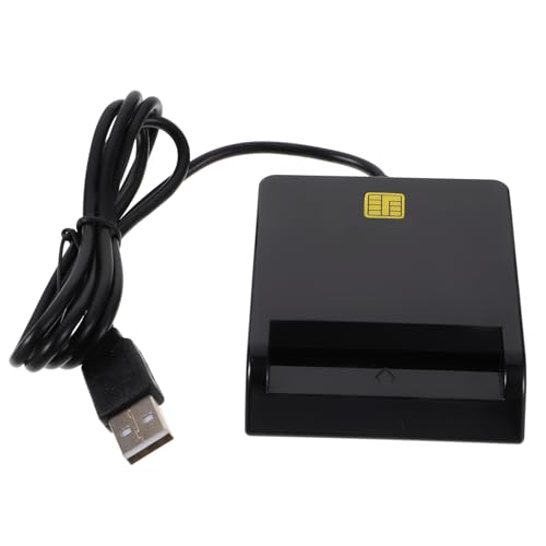 STOBAZA USB Smart Card Reader for Multi Card Access Compatible with Windows Vista Compact Portable Device for Efficient Data Transfer and Easy Setup