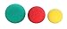 CanDo Memory Foam Hand Ball Set, Yellow/Red/Green