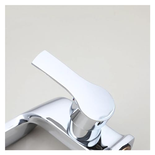 Robinets montés sur le pont en chrome brillant pour lavabo haut de gamme - 3