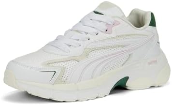 PUMA Womens Teveris Nitro Preppy Lace Up Sneakers Shoes Casual - White - Size 6 M