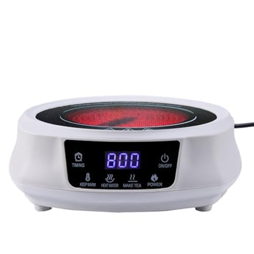 Mini fogão elétrico de cerâmica inteligente de 800 W, ajuste mult...
