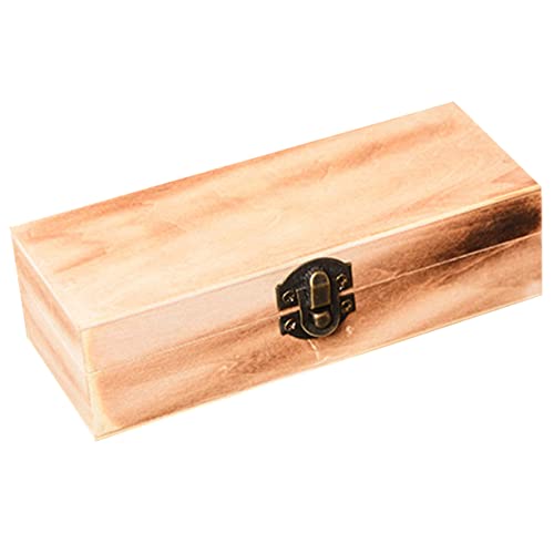 LIGIGWASH Estuche De Madera Para Gafas De Sol Estuche Resistente Para Guardar Gafas Caja Pequeña De Madera Para Diario