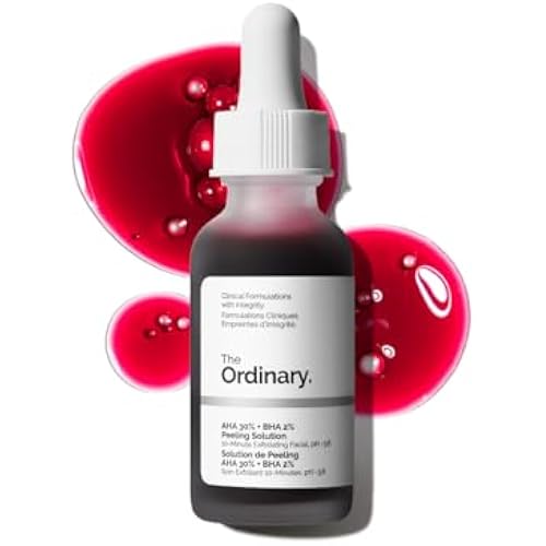 The Ordinary AHA 30% + BHA 2% Peeling Solution, Advanced Exfoliating Peel for Brighter Skin