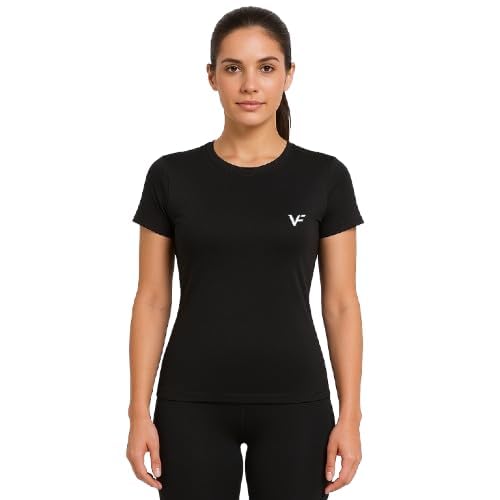 Women's Long Sleeve Athletic Performance Shirt, Black, Moisture-Wicking Compression Top for Running, Training, HIIT Workouts-image-39