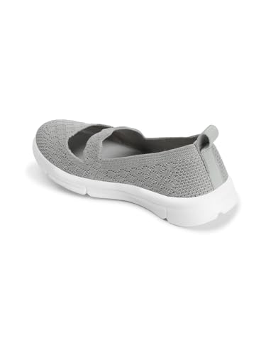Image of Carlton London Women Mesh Flyknit Slip-On Lightweight Shoes