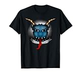 Krampus Tatoueur traditionnel américain Démon de Noël T-Shirt