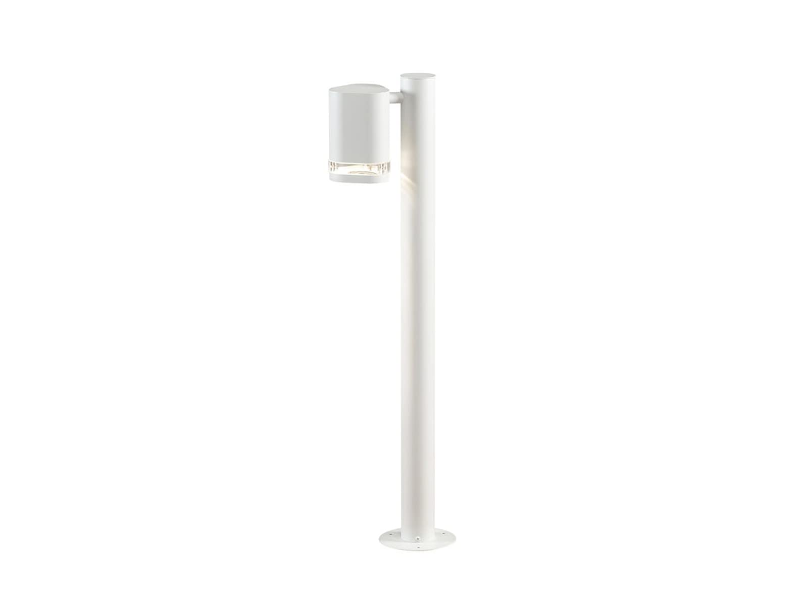 Gnosjö Konstsmide Außenleuchte, Modena Wegeleuchte, weiß, 11,5 x 19 x 70 cm, 3 ml, 7517-250