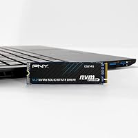 PNY CS2140 2TB NVMe SSD Gen4x4 M.2 3600MB/s 3200MB/s R/W 800TBW 445K/550K IOPS 1,5M Std MTBF TCG Opal Verschlüsselung 5 Jahre – Ansicht 3