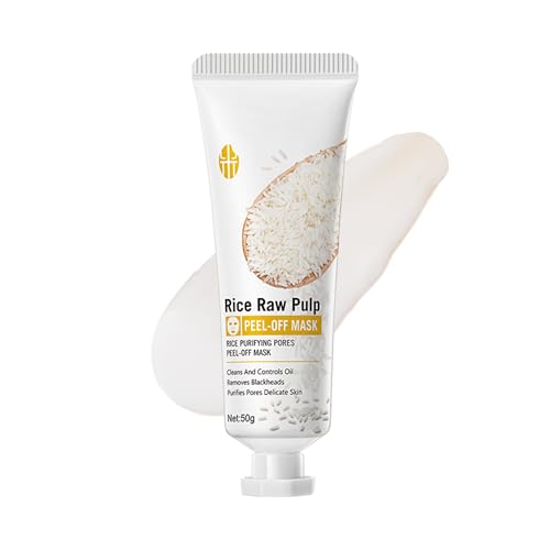 MIESCHER Aloe Vera Gel Peel Off Mask, Face Gel - Natural Hydrating Aloe Vera Peel-Off Mask Long-lasting Moisturizing & Locks in Moisture for Dry, Oily & Sensitive Skin, 1.76Oz