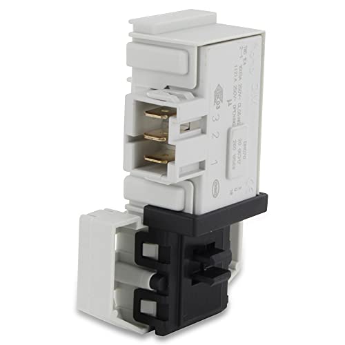DL-pro Relè di bloccaggio per Bosch Siemens iQ100 iQ300 Serie 2 Serie 4 varioPerfect Maxx ExtraClass 610147 00610147 Rold DM070 serratura porta serratura serratura serratura per porta lavatrice