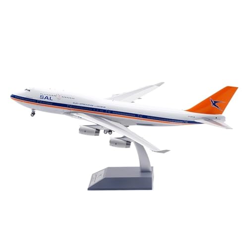 Modèle d'avion pour décoration de bureau South African Airways B747 miniature 1:200