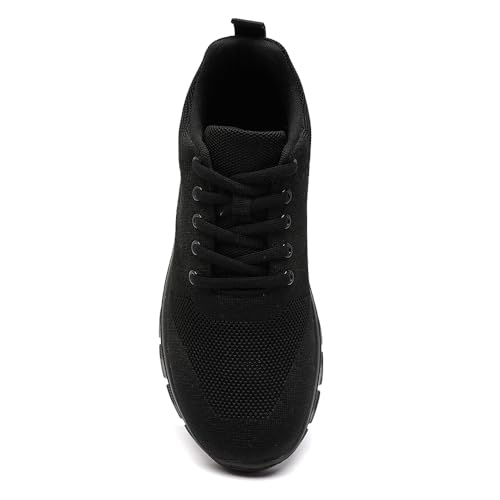 Image of Men Non-Slip Work Shoes Tennis Gym Sneakers Breathable Slip Resistant Lightweight and Comfortable for All-Day Wear Sports and Walking