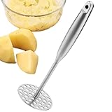 Construction inoxydable : Fabriqué en acier inoxydable 304 alimentaire, cet écrase-purée résiste à la chaleur, à la rouille et aux déformations pour une longévité exceptionnelle dans toutes les cuisines.