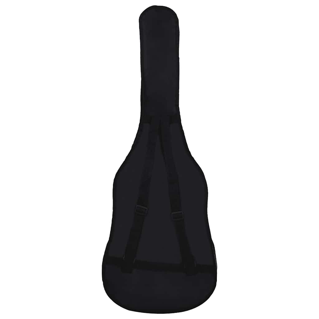 Gitarrentasche für 3/4 Klassikgitarre 36 Zoll Schwarz aus Textilgewebe 94 x 35 cm mit Schultergurt und Tragegriff, Gitarrenkoffer für Transport, Aufbewahrung und Schutz