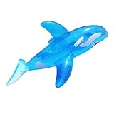 Flotador Inflable para Piscina para Adultos, Flotador Inflable para Piscina con Forma de Ballena Grande, para Nadar, Surfear
