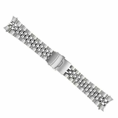 Ewatchparts 22mm Solid Link Super Heavy Watch Band Compatible With Seiko SKX007/009/011 Solid End