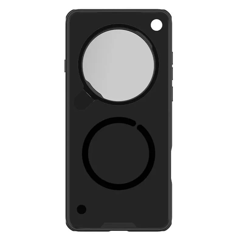 Image of Nillkin Case for Oppo Find X9 Ultra (6.82 inch Inch) CamShield Prop Magnetic Flip Style Transparent Black Lens Camera Protect Mobile Holder TPU + PC Black Color