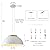 PINDODO White Pendant Light 2 Pack, 16" Large Pendant Lights Kitchen Island with Wooden Holder, Farmhouse Pendant Light Fixtures for Dining Room, Living Room, Bedroom, Entryway, Hallway, Bar, Sink