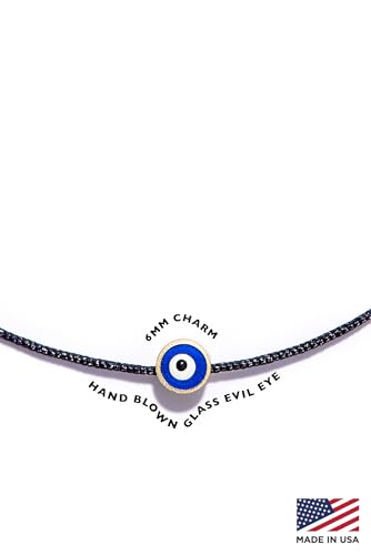 Dainty Enamel Evil Eye Bracelet - Friendship Bracelet - String Evil Eye Jewelry Mexican Bracelet Mal De Ojo Turco - Protection Bracelet - Luck Amulet for Women, Men, Family & Friends2