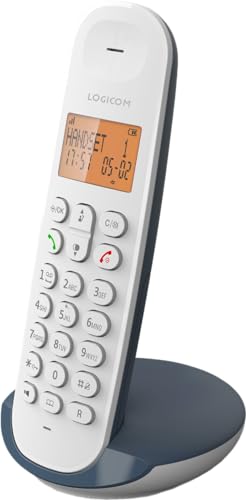 Teléfonos analógicos y DECT inalámbricos Logicom ILOA 150 color pizarra