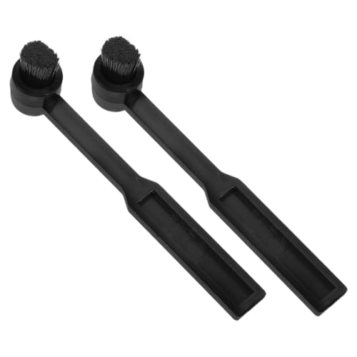 Housoutil 2pezzi Spazzola Antistatica per Dischi in Vinile Pulisci Giradischi e Puntina Strumento di Pulizia Delicato per Rimozione Detriti e Elettricità Statica Compatibile Vari Vinili