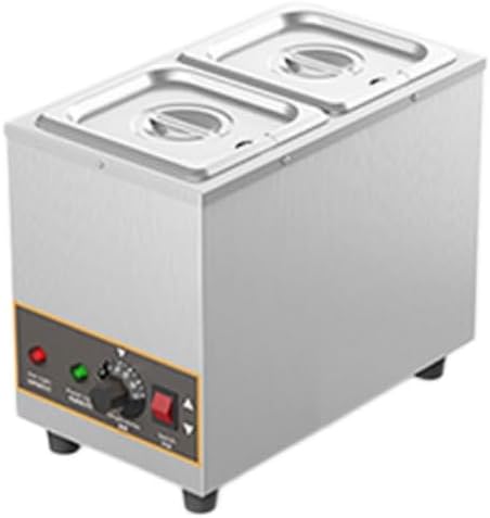 800 W Commercial Chocolate Tempering Machine, Large Capacity Chocolate Melting Machine, 66.0 - 197  F 30 - 95  C Hot Chocolate Melter Double Pot 0.4 gal 1.7 L x 2