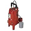 Liberty Pumps PRG101A ProVore PRG Series Automatic Residential Grinder Pump, 1 HP, 115-volt, Red, one-size