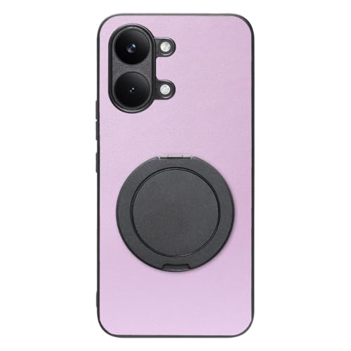 LOOF RING-SHELL �{�v ���U�[ �X�}�z�����O �X�}�z�P�[�X for POCO X8 Pro Max �p �P�[�X �J�o�[ �����O �����O�t�� �X�g���b�v�z�[�� �X�^���h �����h�~ �V���v�� �ϏՌ� ���^ �y�� leather [���x���_�[�p�[�v