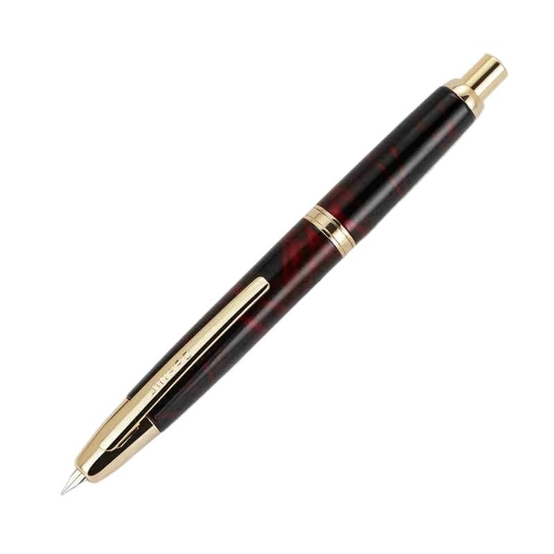 Stylo à plume avec pointe fine F en dégradé gris mat pour une écriture fluide et régulière