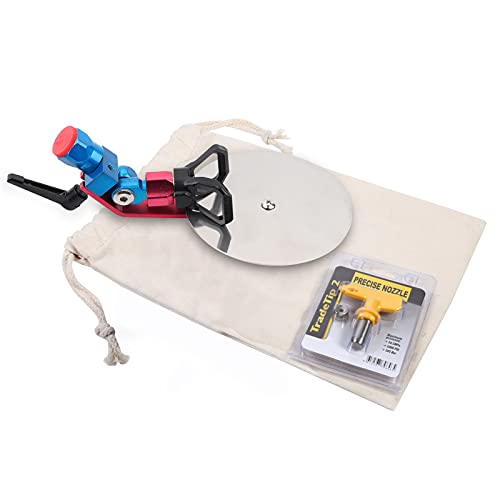 Okjhfd Spray Guide Accessory Tool, Durable Universal Airless Paint Spray With 315 Airless Paint Nozzle 7/8 Inch,With Extension Pole #TOP7