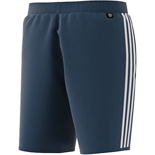 adidas Men's Classic-Length 3-Stripes Swim Shorts4