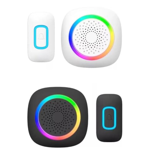 Kit de Campainha Sem Fio, Vários Toques, Residencia Consultorio Alcance até 300 Metros Wireless