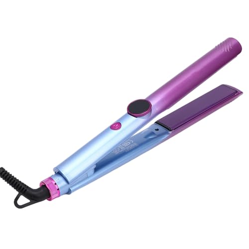 Plancha para el cabello y rizador TARSHYRY, herramienta profesional de peinado con pantalla LCD para rizar y alisar, tecnología infrarroja para protección capilar, ligera y portátil para viajes (enchufe estadounidense) miniatura 5