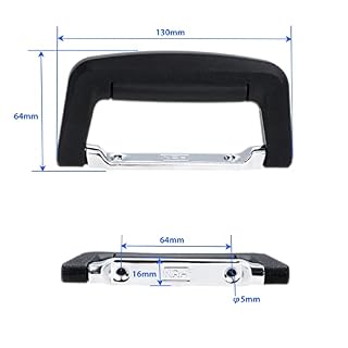 GUANGUAN LinTin 1PC Black Case Handle Toolbox Cabinet Pull Flight Buggage Bougage Airbac Guitar Guitar Suitcase Motsp… - Les Beatles, Paul McCartney, John Lennon, RIngo Starr, George Harrison GUANGUAN LinTin 1PC Black Case Handle Toolbox Cabinet Pull Flight Buggage Bougage Airbac Guitar Guitar Suitcase Motsp… – Image 2