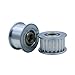 HTD 5M Industrial Timing Belt Idler Pulley, Aluminum Alloy, Precision Engineered with Integrated Bearing for Motion Control Applications (5M-24T Bore 7mm 21mm Without Teeth)