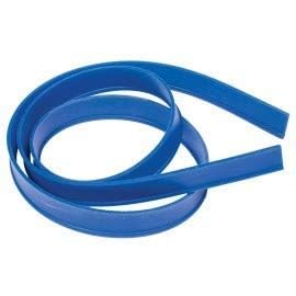 Image of 1 Meter Glass Wiper Replacement Rubber with Check Duster Cloth Free(Size-1Meter,Color-Blue,Material-Rubber)