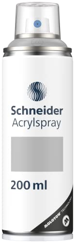 Schneider Paint-It 030 Supreme DIY Sprühfarbe, 200 ml, silver matt – Ansicht 1