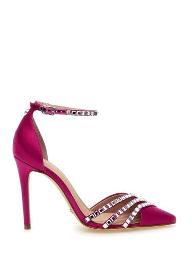 GUESS Pump Roze 38 escarpins de luxe en cuir rose satiné