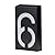 LED Solar House Number Light, Garden Numbers Solar Powered Address Sign LED Illuminated Outdoor Plaques and Wall Art Lighted Up for Home Yard Street (Digit 6)