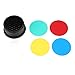Acouto for snoot Bowens Aluminium Alloy Snoot Honeycomb Grid Light Beam Tube Bowens Mount Filter for Studio Strobe Flash,and 4 Pieces Color Gel for Lighting Direction & Lens