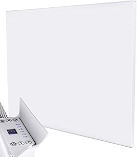 MYLEK Panel Heater Radiator Electric 1KW - Daily and Weekly Timer, Digital Thermostat - Wall Mounted Slimline White Panel Heater for Bathroom, Office, Bedroom, Garage (1000 Watt) Lot 20 Compliant