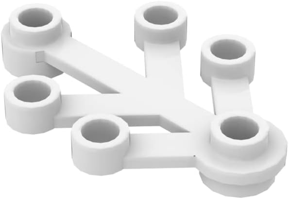 Piezas clásicas de construcción a granel hojas de árbol de 4 x 3, 100 piezas de ramas de árbol blancashojas piezas y piezas, compatibles con Lego