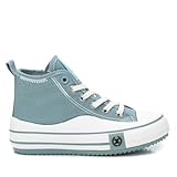  XTI - Zapatilla Niña Jeans - Calzado Cómodo y Versátil - Moda casual - Modelo 15072903 (Talla 28)