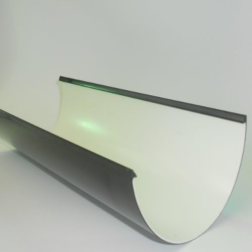 Round Guttering (2 x 2M) 4 Metres Black