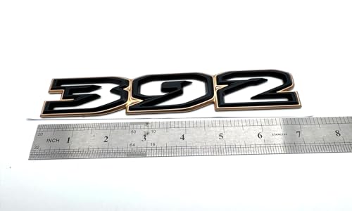 Image of 1x Paint 392 Emblems Front Fender Hood 3D Badge Nameplate Letter Compatiable with 2021-2024 Wrangler (Bronze Black)