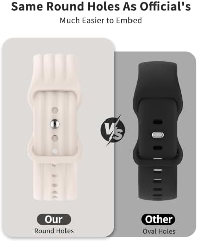 Sport Silicone Watch Band Compatible with Apple Watch Bands for Women Men - 3