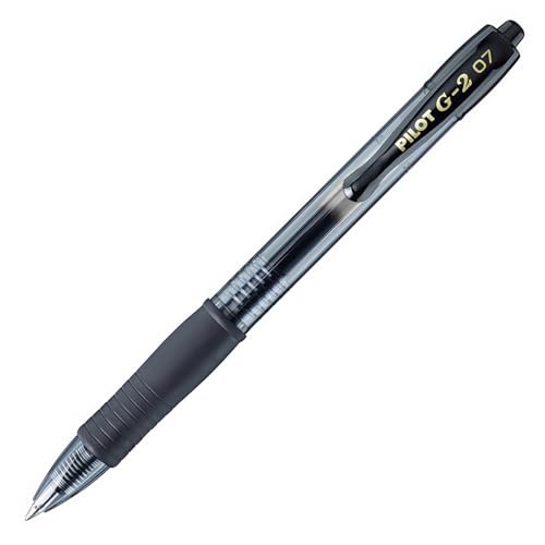Pilot G-2 - Bolígrafo de punta redonda, negro, 1 unidad