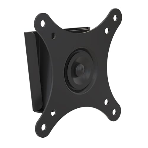 suptek テレビ 壁掛け金具15~30インチ液晶テレビ・PCモニター用 薄型固定式ビス付き 上下調節可能 360°回転 対応VESA規格75-100mm 耐荷重15KG モニター かべかけ 金具 D13F