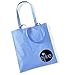 Produktbild Eike Tasche mit langem Henkel - Hellblau Himmelblau/Schwarz - Wien Berlin London Mailand Paris New York